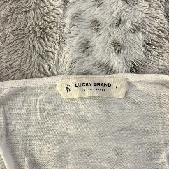 Lucky Brand Delicate White Embroidered Cami Top - Picture 3 of 3